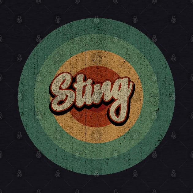 Circle Retro Vintage Sting by Jokowow